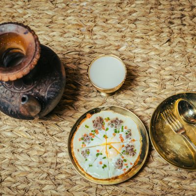 14 Newari food Chatamari with chhyang 14 Newari food Chatamari with chhyang